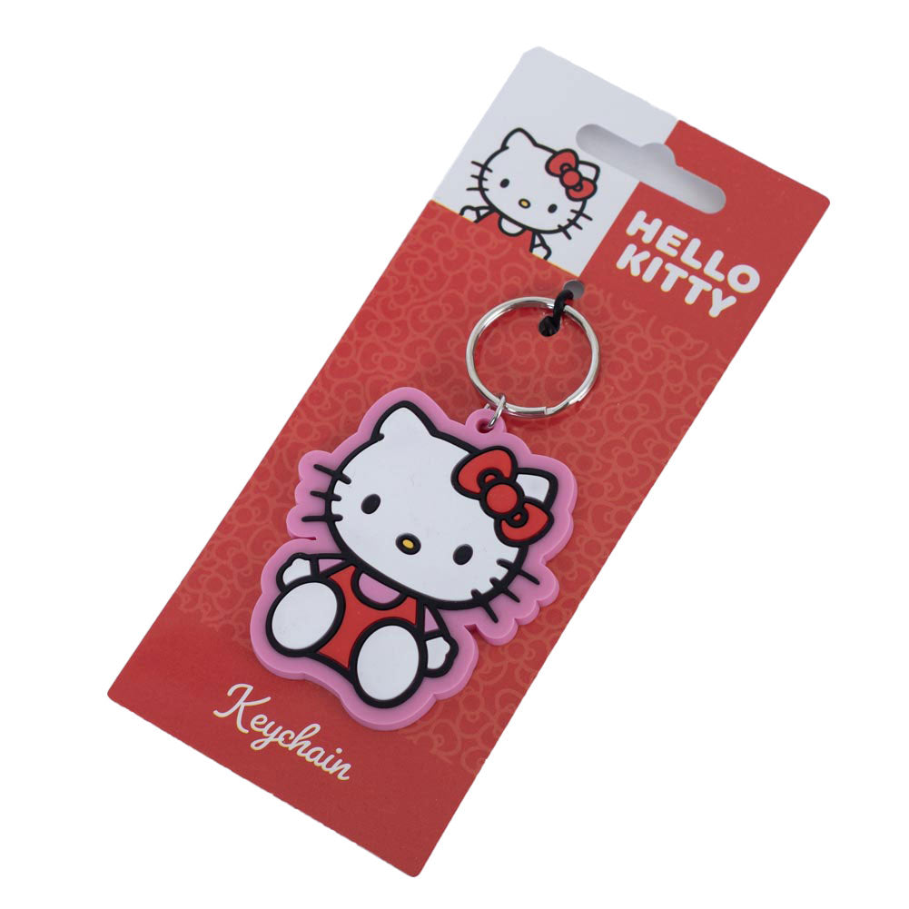 Hello Kitty Pose PVC Keyring