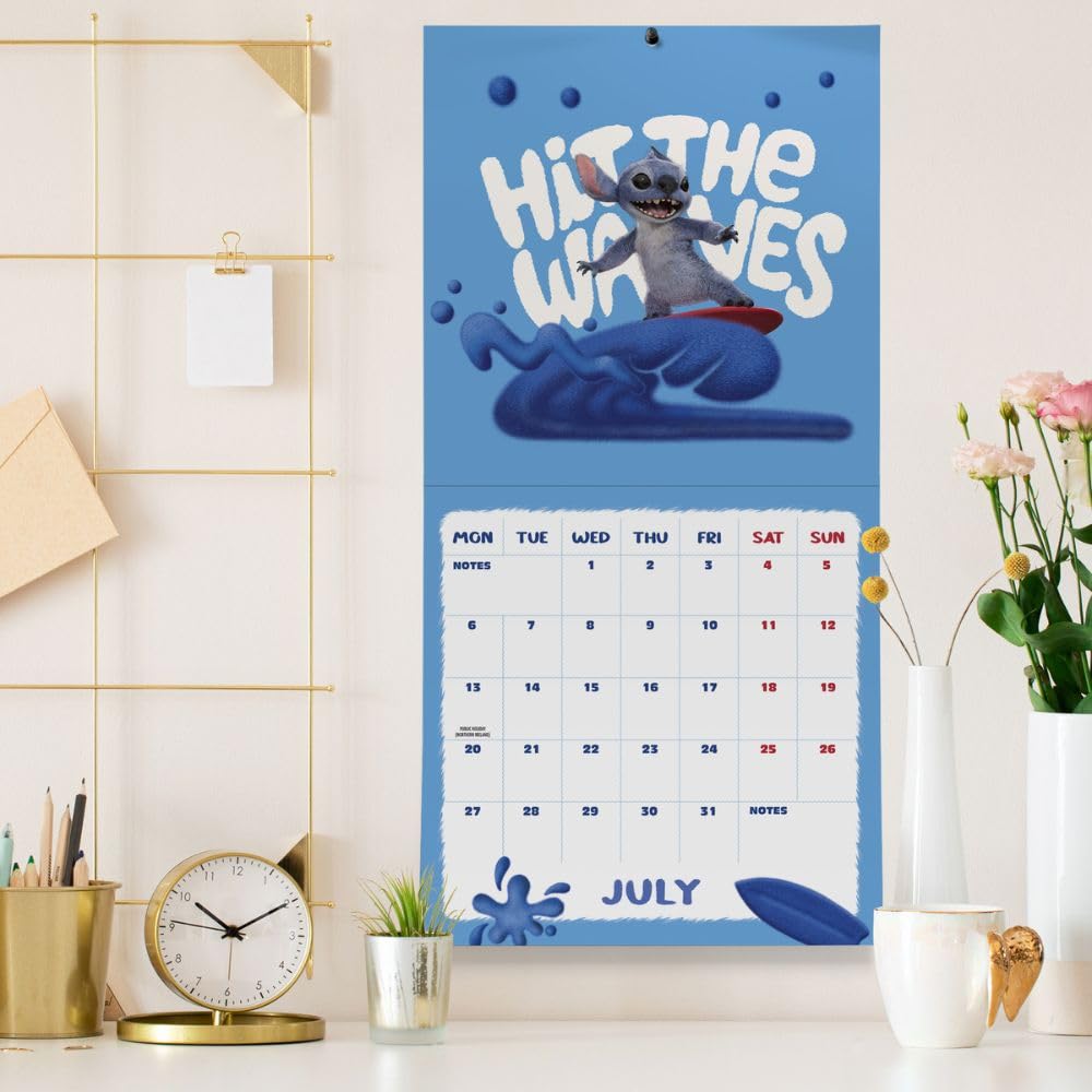 Lilo & Stitch Live Action Square 2026 Calendar