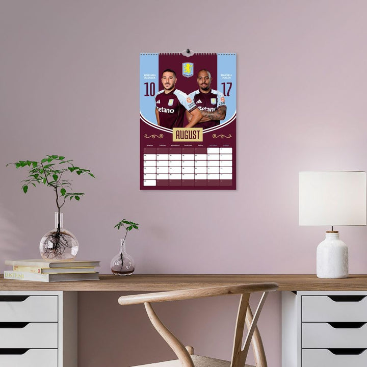 Aston Villa FC A3 2026 Calendar