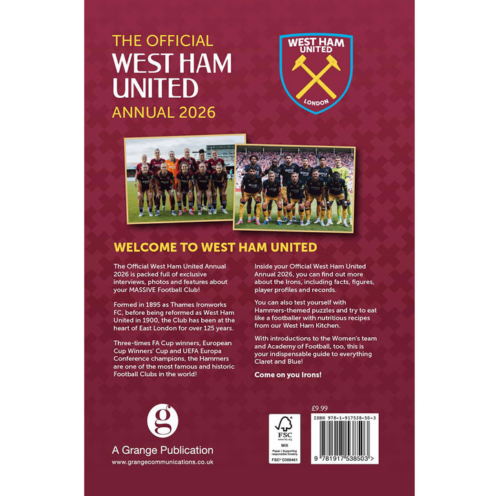 West Ham United FC Annual 2026