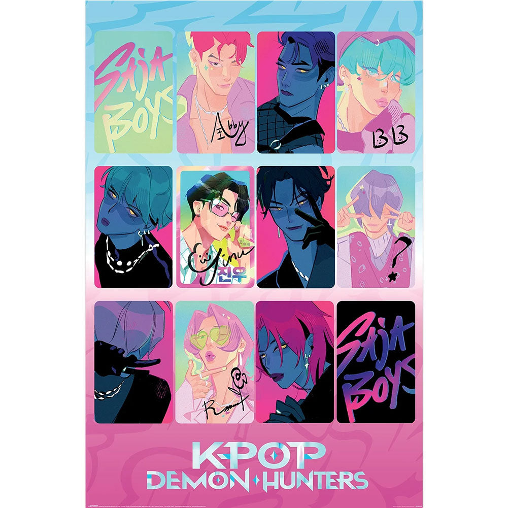 K-POP Demon Hunters Saja Boys Poster
